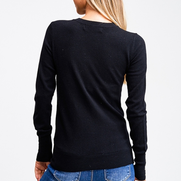 NEW Black Sweater Top - Picture 5 of 5